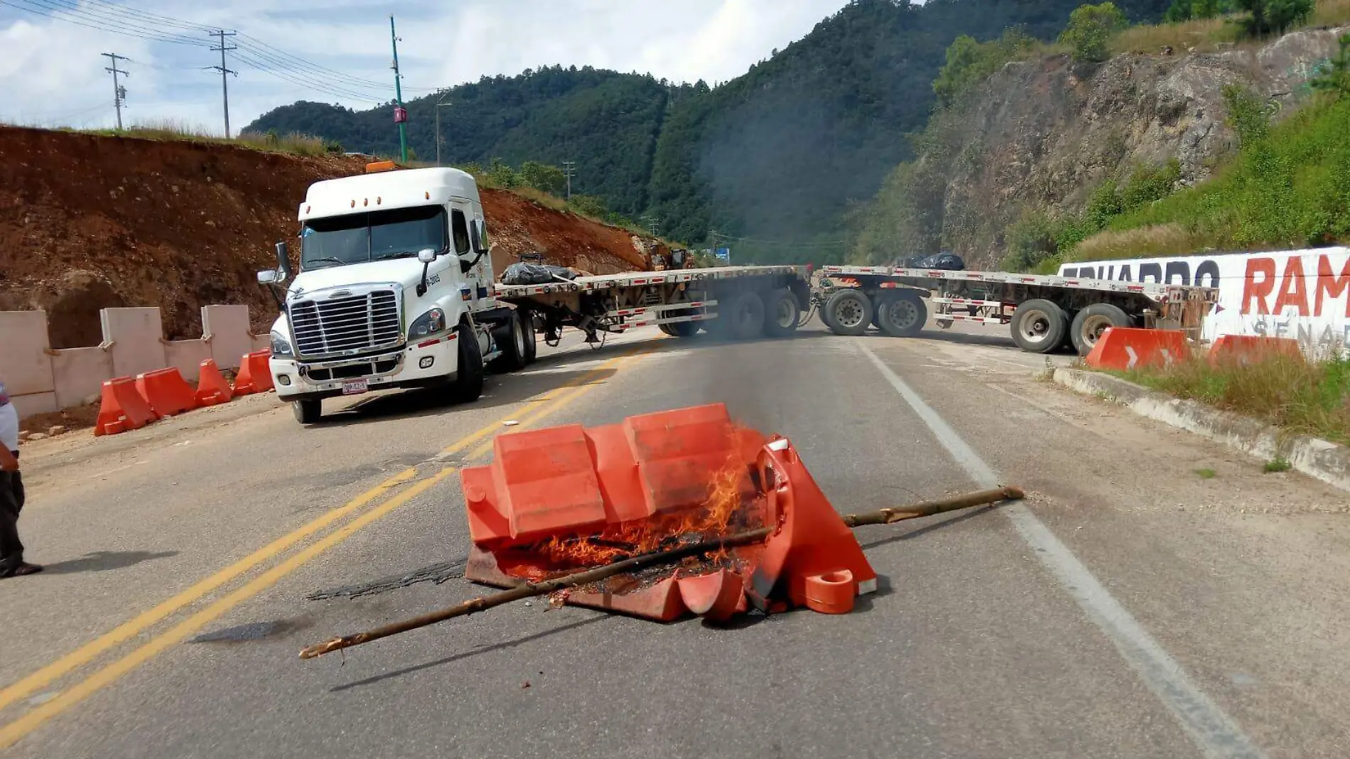 bloqueo en Teopisca